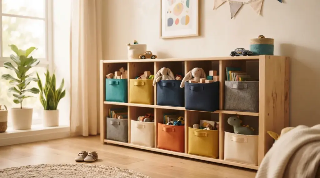 Rangement de la chambre d'enfant : astuces et mobilier